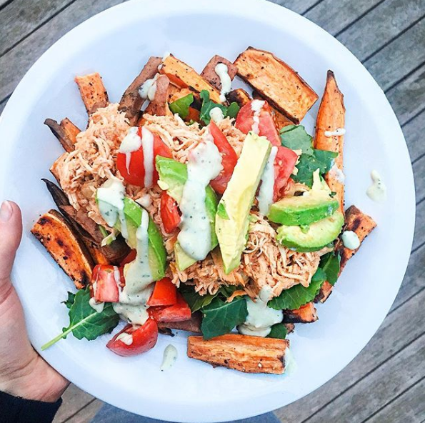 Loaded Buffalo Chicken Fries