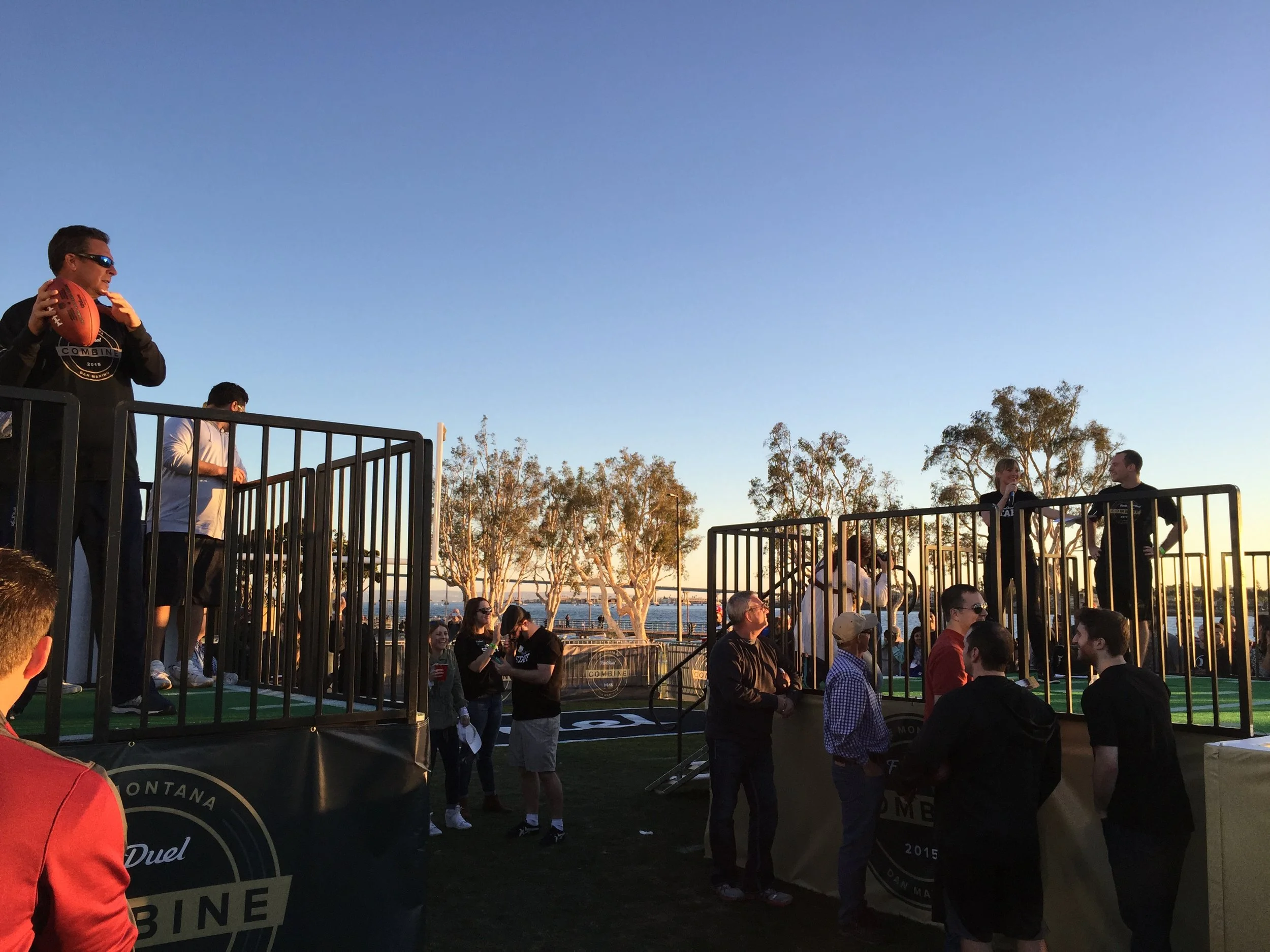 Dan Marino & his newest receiver, Beep