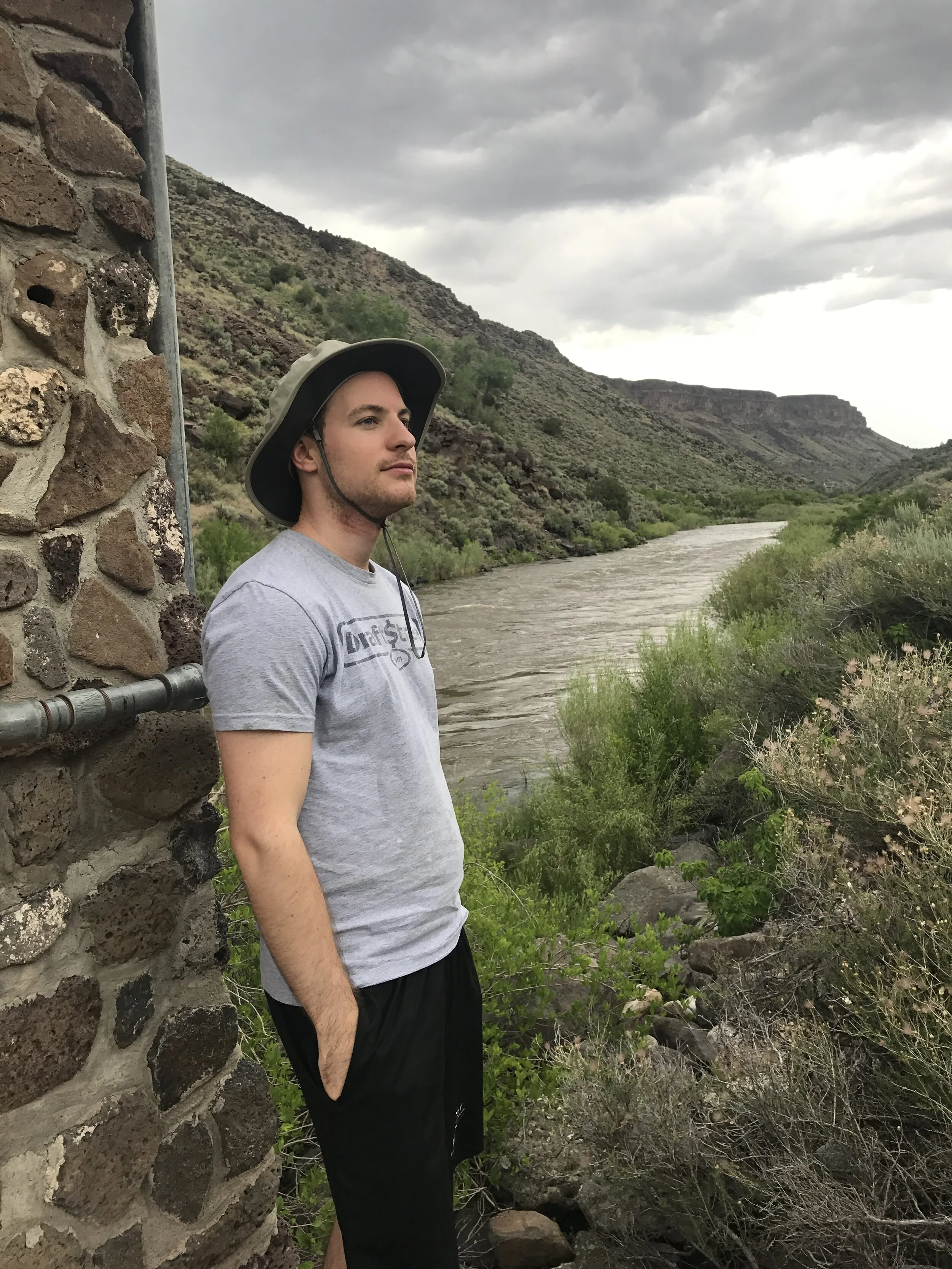 Beep at the gaging station.