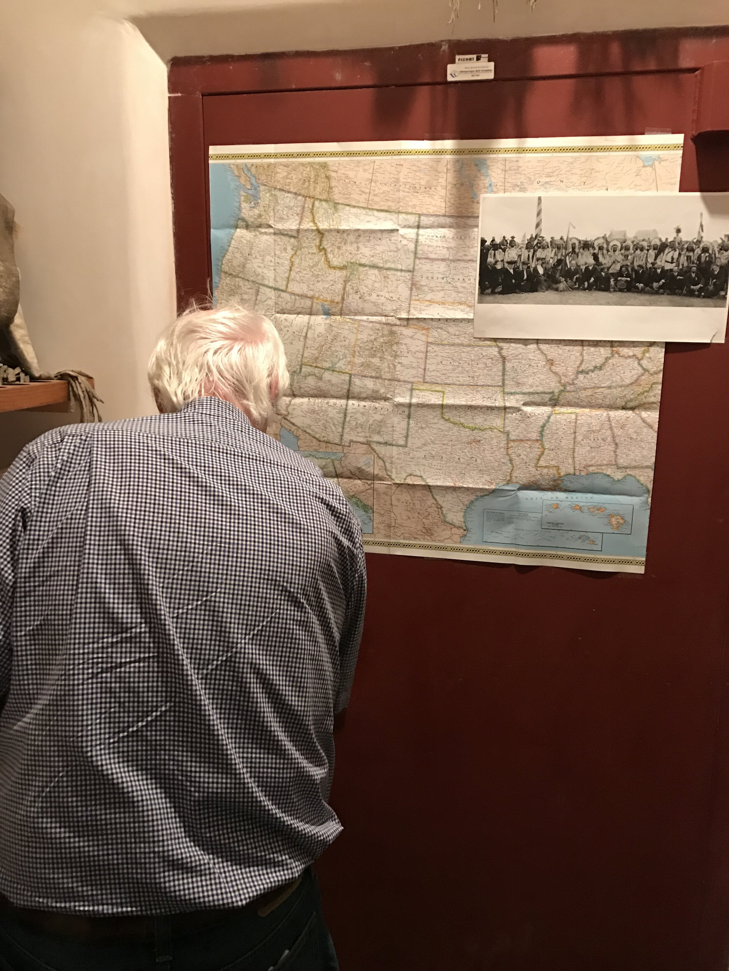 Fenn opening the door to his vault.