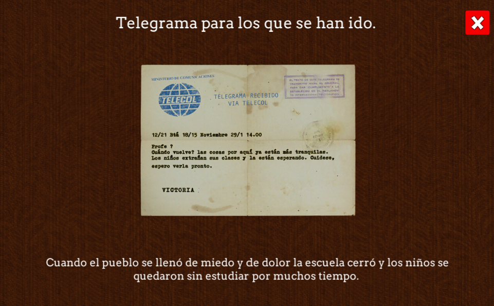 Telegrama, Reconstrucción