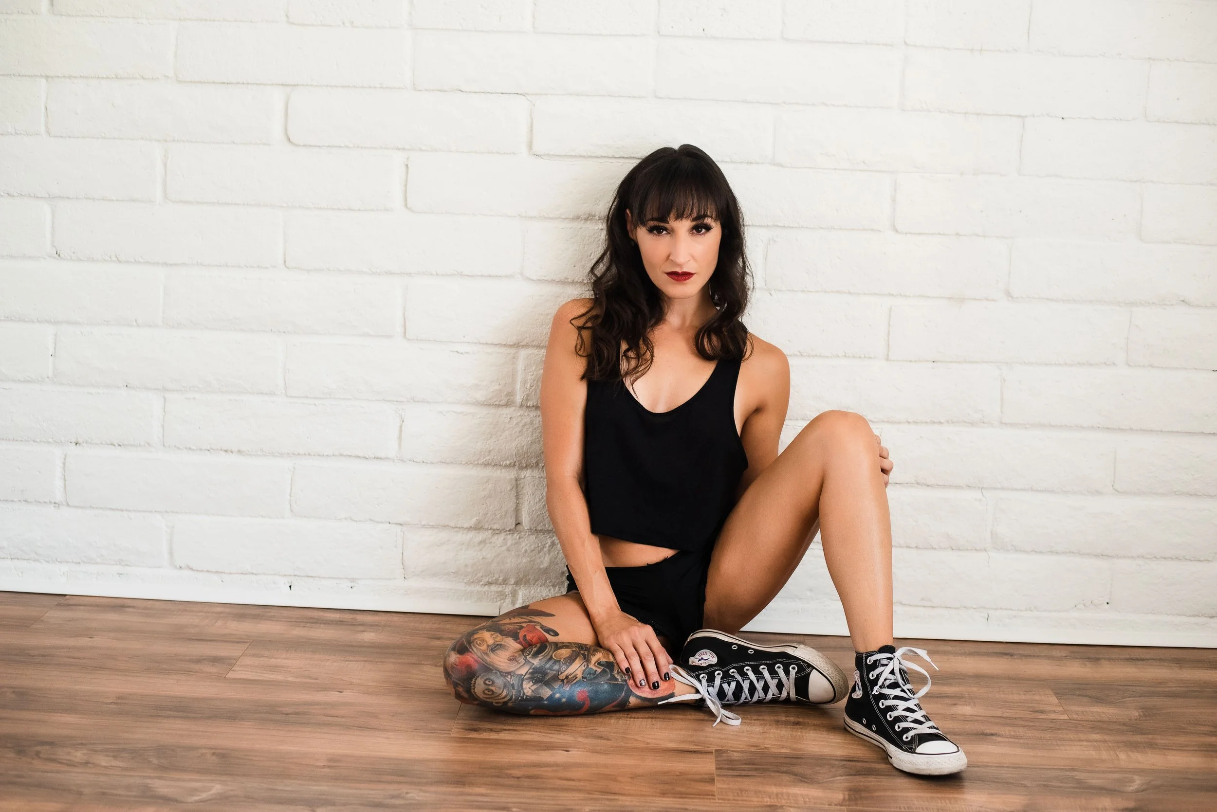 Boudoir Photography in My Converse | Top Rated Phoenix Boudoir Photographer located in Old Town Scottsdale, Arizona