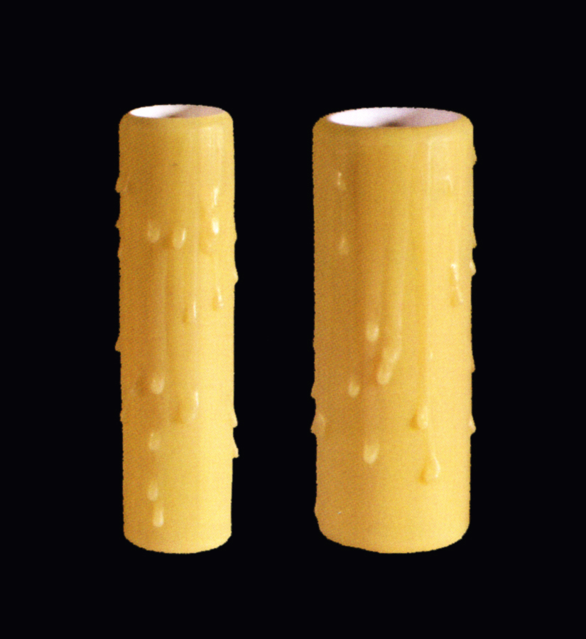 Premium Candelabra Faux Beeswax Candle Cover ~ Vintporium – Vintporium  Architectural Salvage
