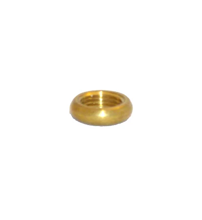 BEADED ROUND BRASS NUT