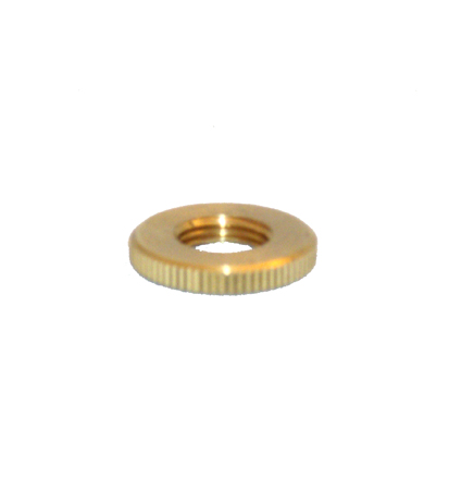 New Solid Brass Lamp Spacer Neck, 1/8IP(3/8) Slip, 2 Ht. Polished & Lacq  LS160