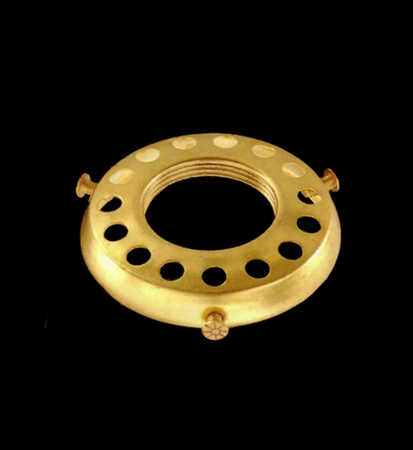 10" Fitter ~ Glass Shade Ring Holder ~ Antique Brass Finish ~ #SH1279x 