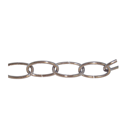 2 metre Brass decorative chain Brass finish or chrome plated  Length 500 mm 