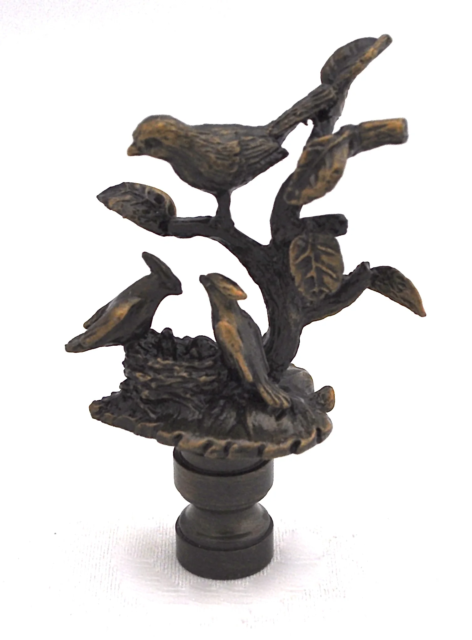 BIRDS ON A BRANCH FINIAL