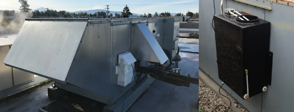  Green Pure Air simply retrofits to a buildings existing air handler