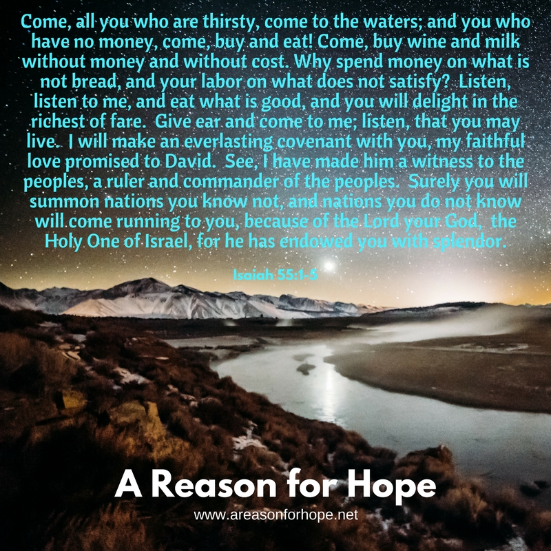 Isaiah 55 1 5 A Reason For Hope With Don Patterson isaiah-55-1-5-a-reason-for-hope-with-don-patterson