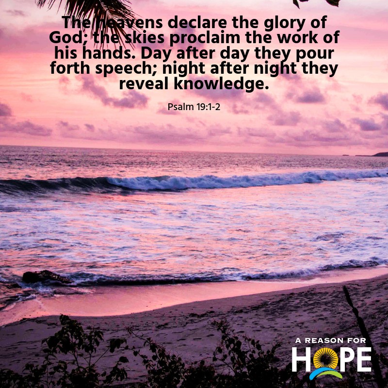 I Can Hear the Sound of Rain - Psalm 19:1 KJV - The heavens DECLARE THE  GLORY OF GOD; the skies PROCLAIM THE WORK OF HIS HANDS! ALL HEAVEN  DECLARES worship song