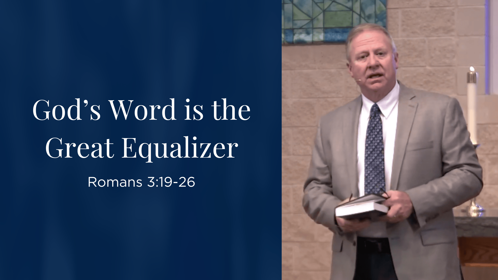 God's Word is the Great Equalizer - Romans 3:19-26
