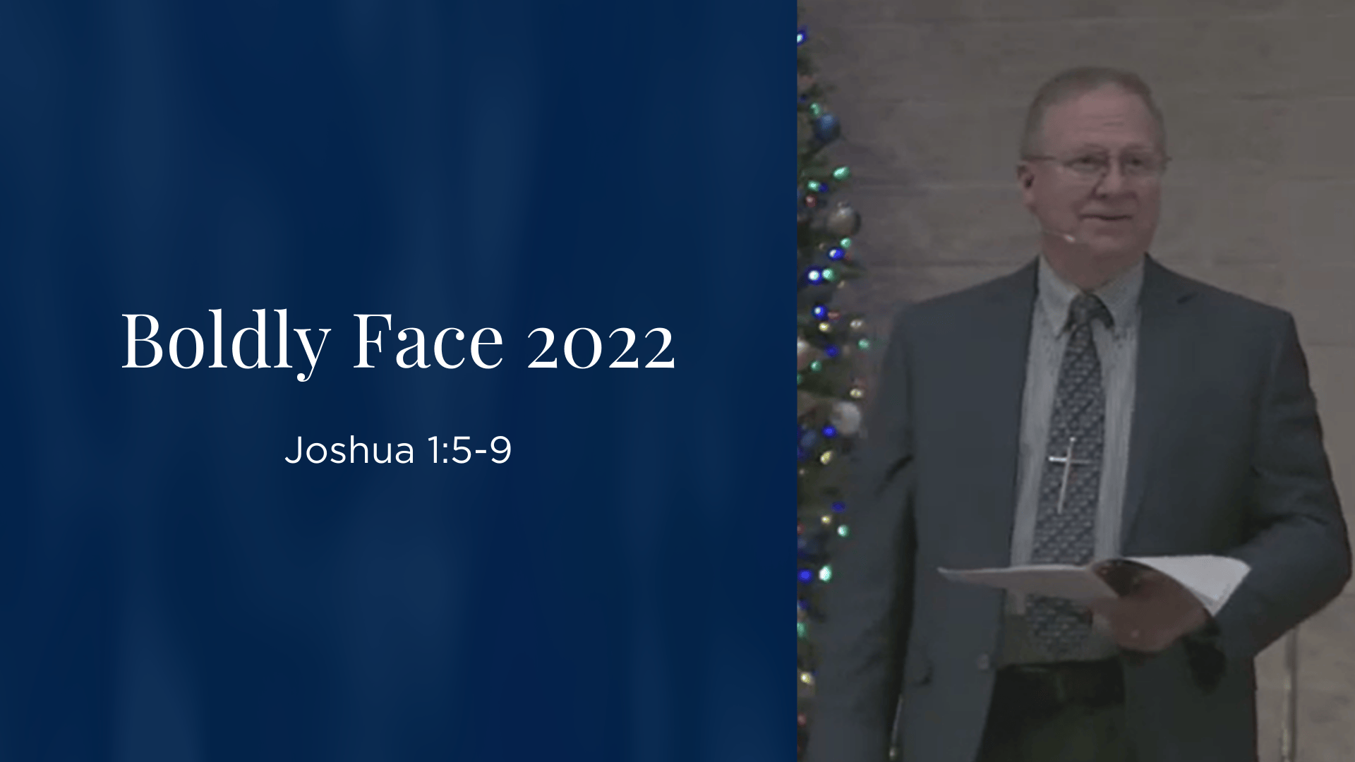 Boldly Face 2022 - Joshua 1:5-9