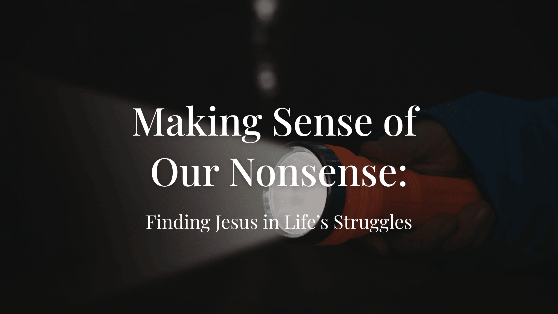 Making Sense of Our Nonsense: Finding Jesus in Life's Struggles