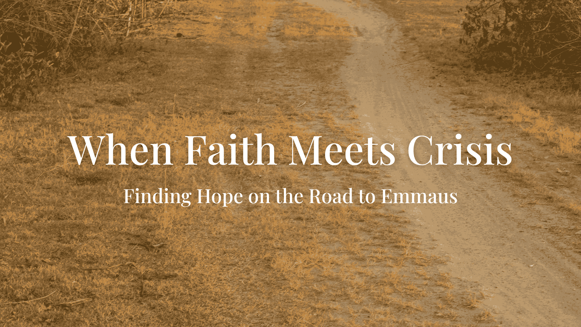 When Faith Meets Crisis: Finding Hope on the Road to Emmaus