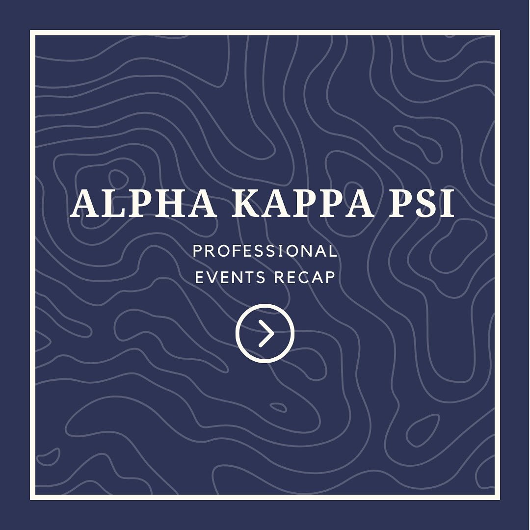 March Professional Recap! 📈

Thank you to the incredible students, brothers, alumni, and professionals who attended our AKPsi professional events and shared their wisdom. Your insights have been invaluable, reminding us why professionalism is paramo