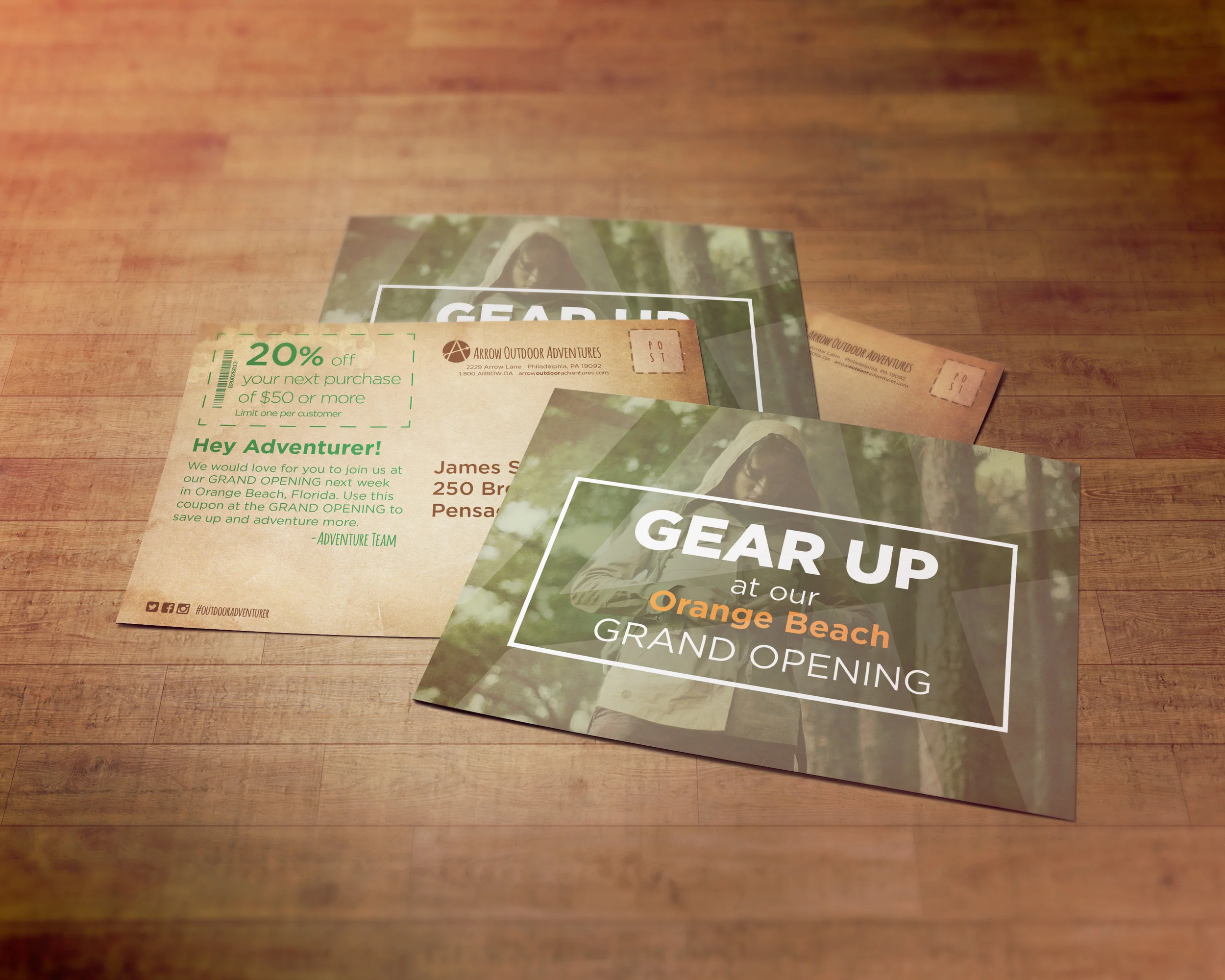 Grand Opening Postcard Ad