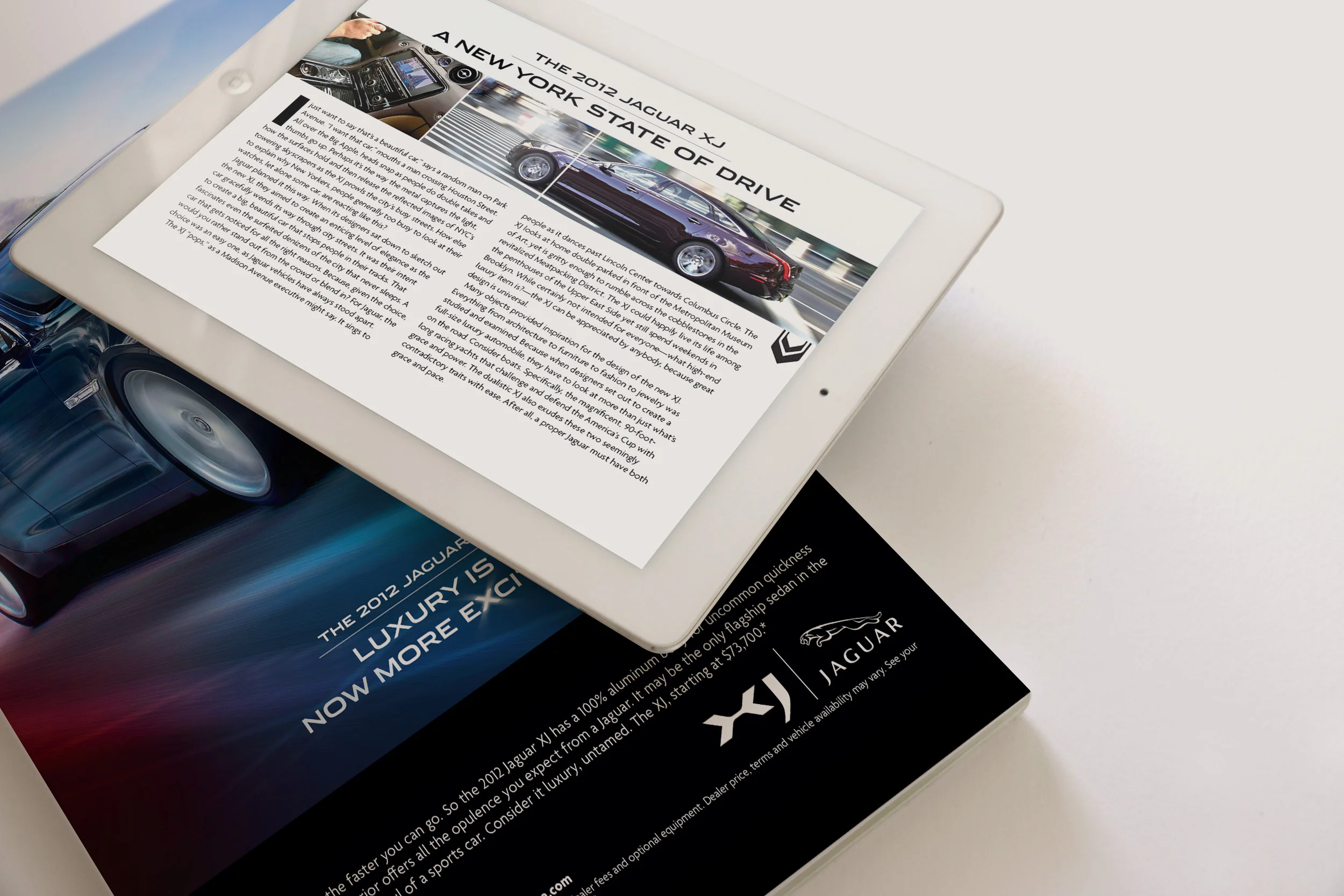 Jaguar: iPad special edition magazine
