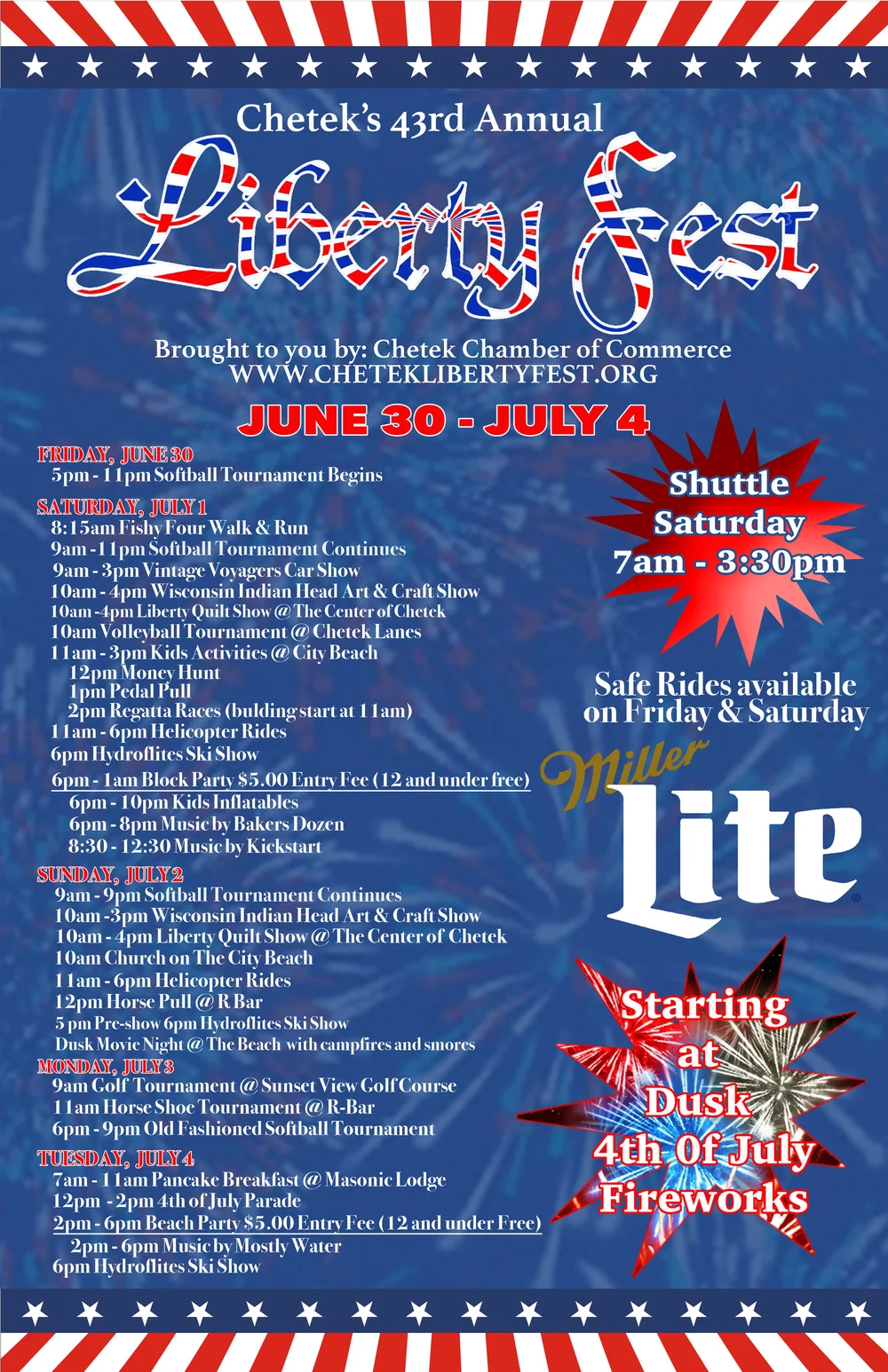 Events! — Explore Chetek, WI