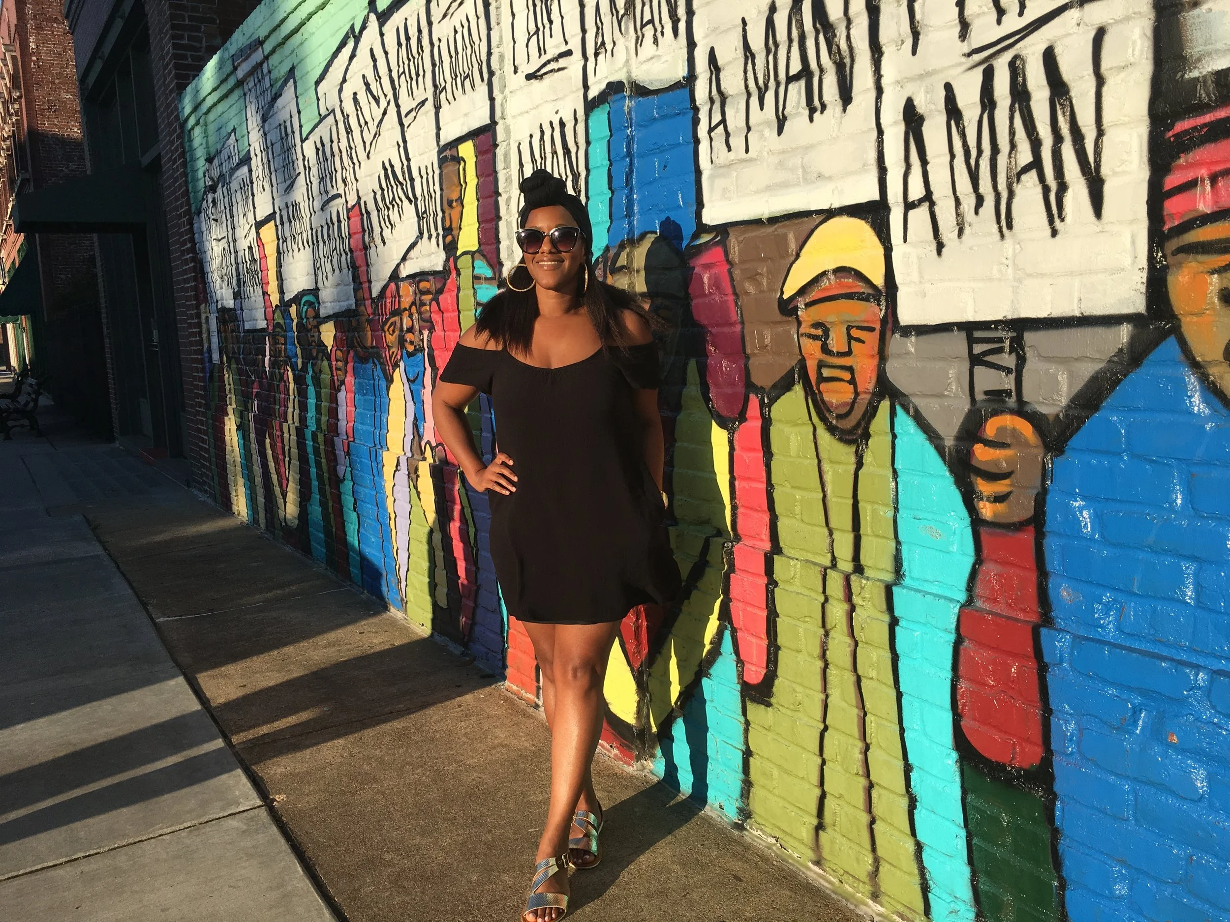  South Main, Downtown Designer: Marcellous Lovelace Install Team: BLK75 “I Am A Man.”