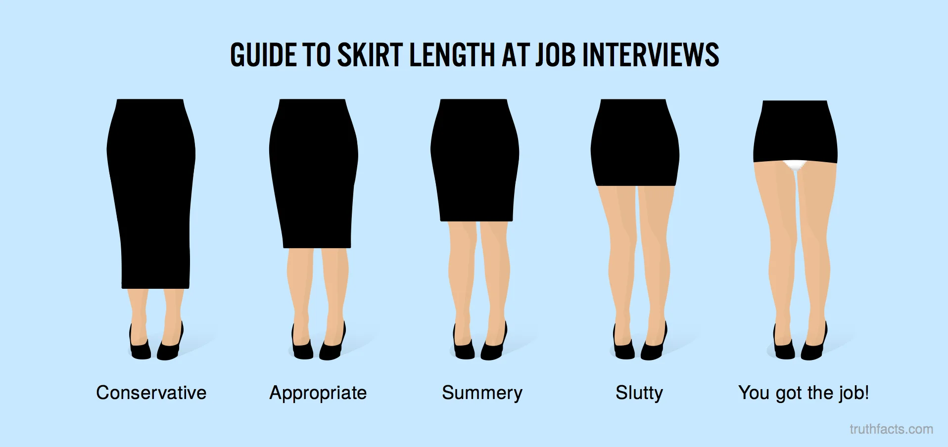 job interview skirt