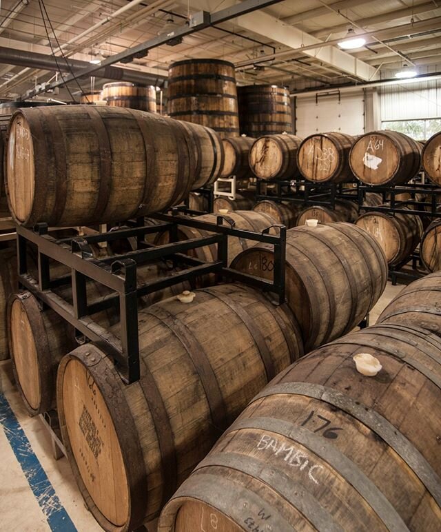 A gratuitous shot of some Roja barrels.
*
*
*
*
*
Did you know that La Roja is 100% Bourbon-barrel-aged, then hand-blended by our brew team? At least 18% of each blend, usually about 20% per blend, is aged for a year or more!
*
*
*
*
The older, more 