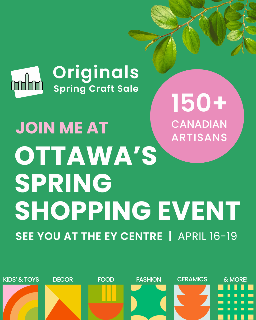 Originals Spring Craft Sale 