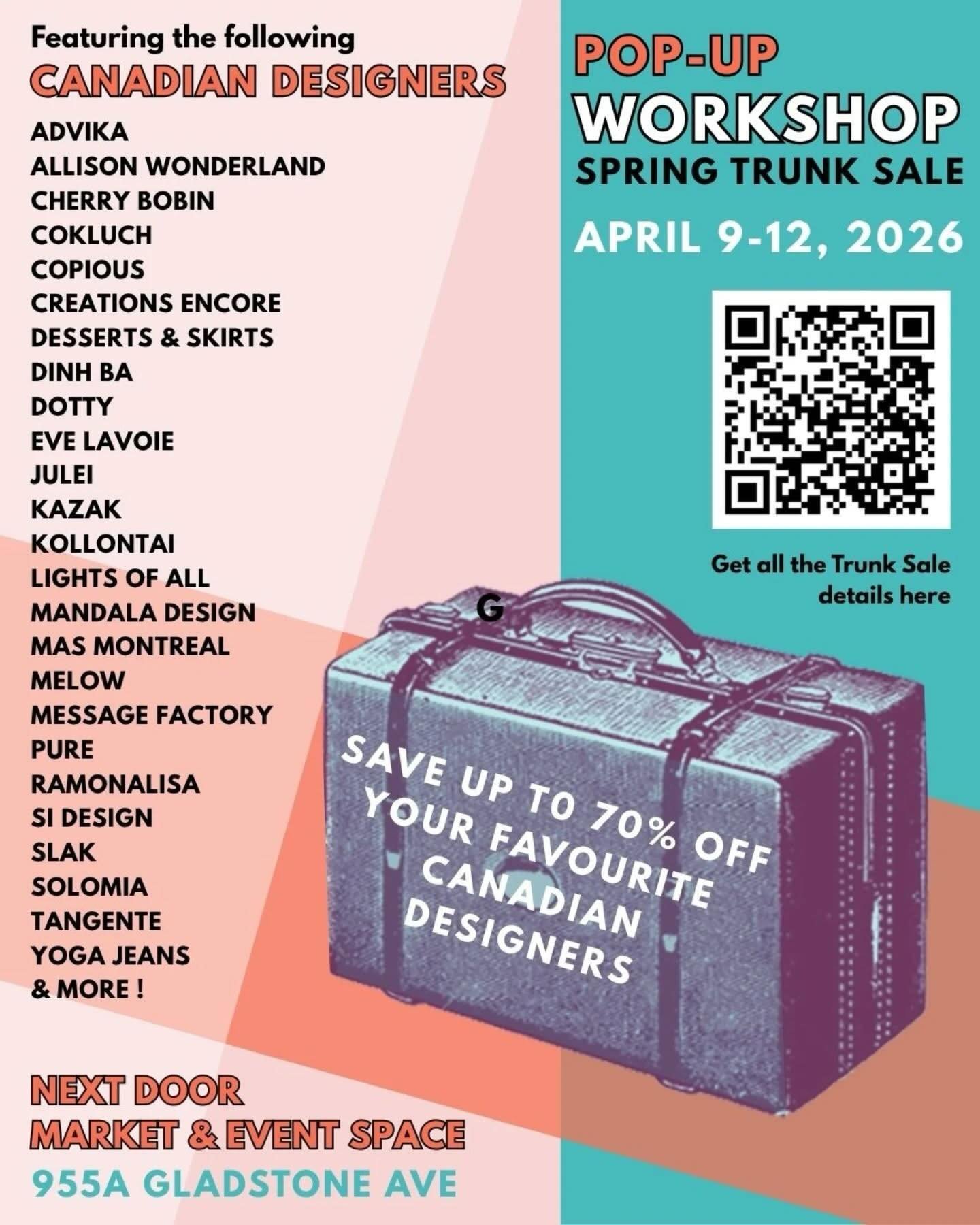 It&rsquo;s my favourite time of year 👗&hellip;. trunk sale time 😍.

I sent 5 big boxes to @workshoptrunksale for their trunk sale that starts this week. Lots of dresses and lots of sizes. Find my clothing and many incredible Canadian designers + up