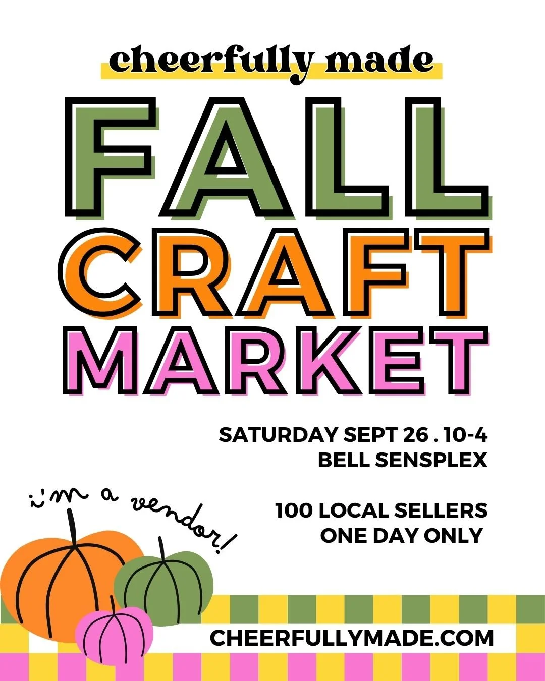 Cheerfully Made Fall market