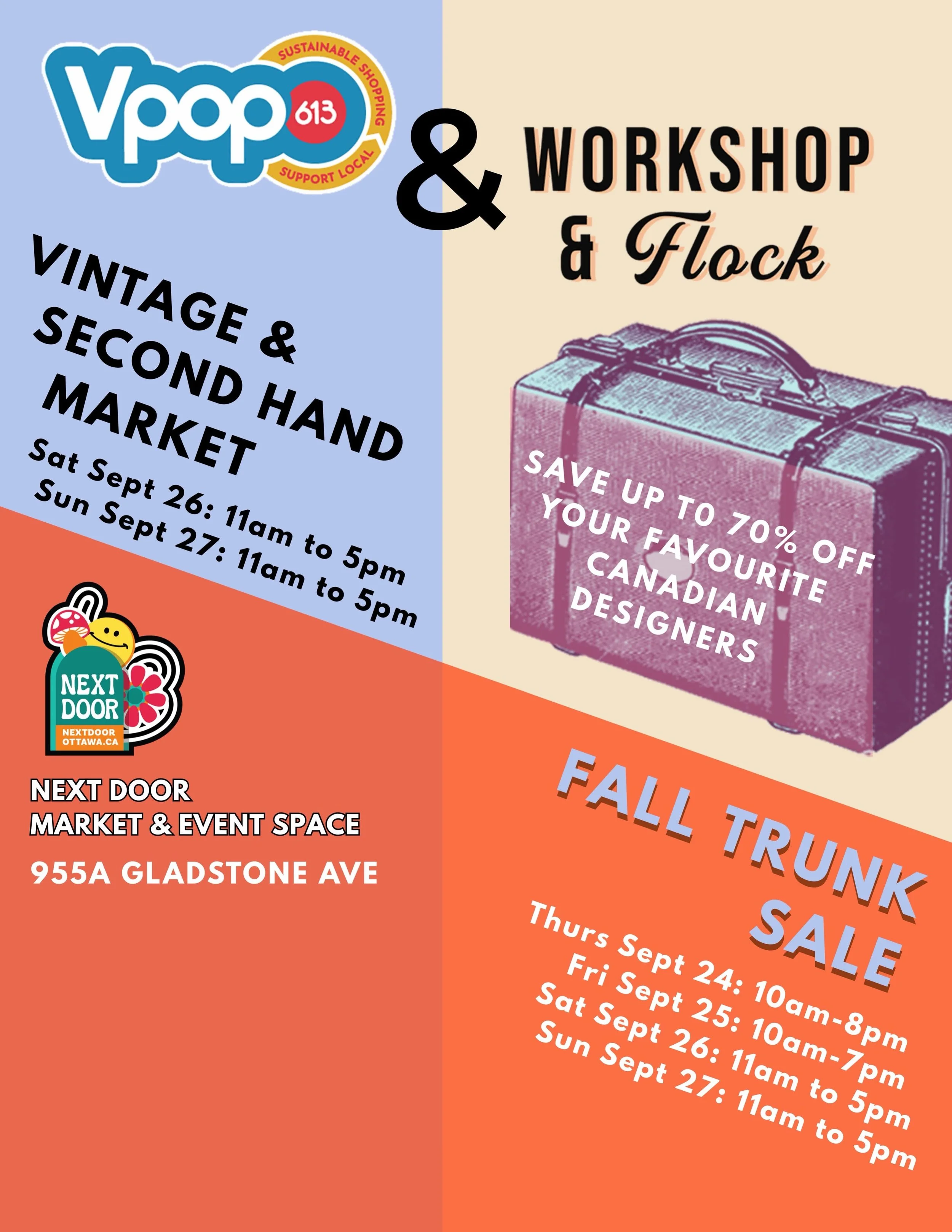 Workshop Fall Trunk Sale 