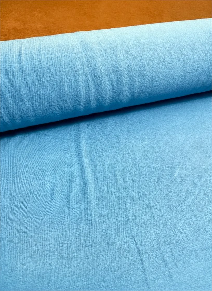 ottawa fabric rayon stretch jersey  baby blue