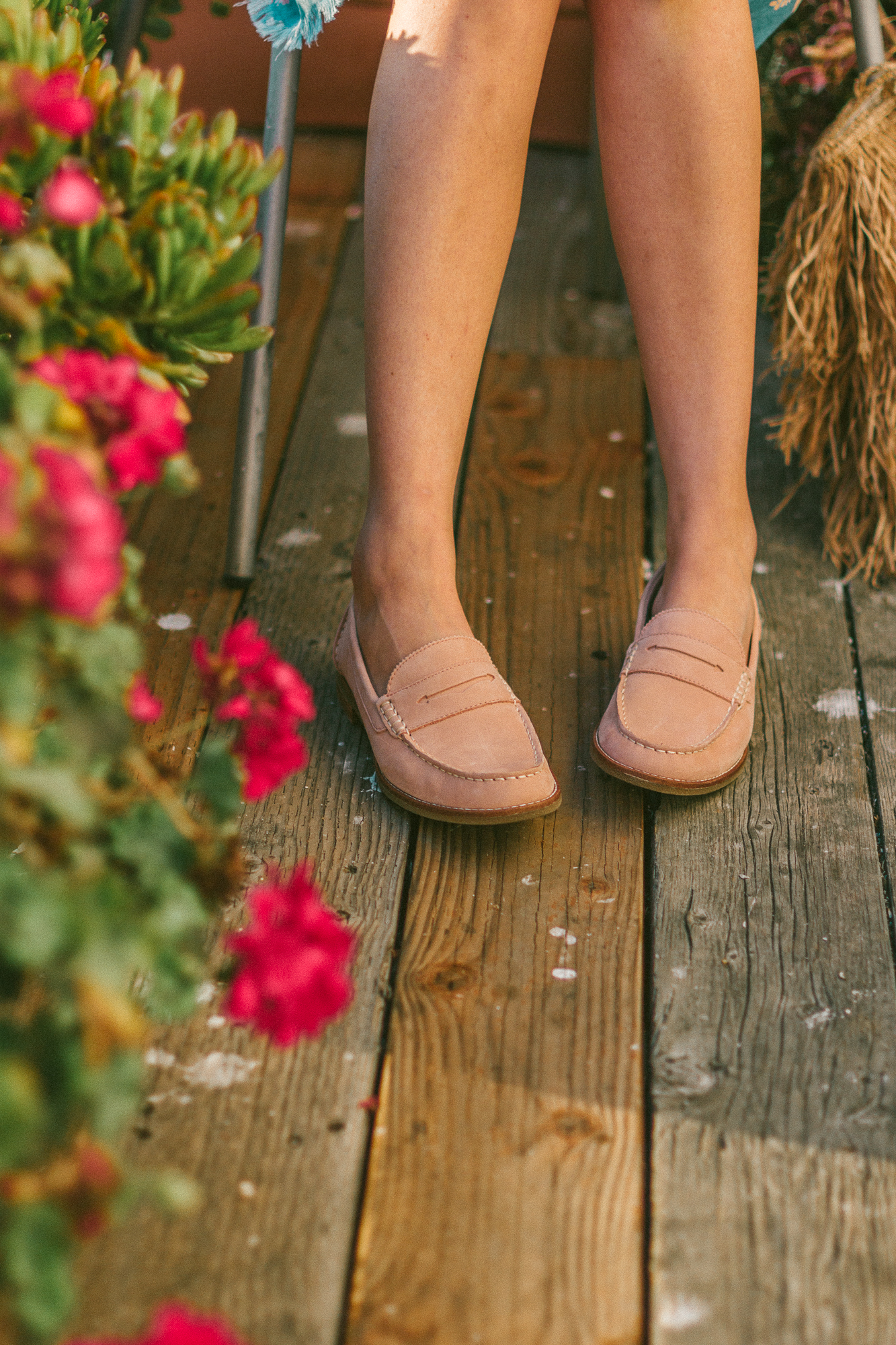 sperry seaport penny loafer tan