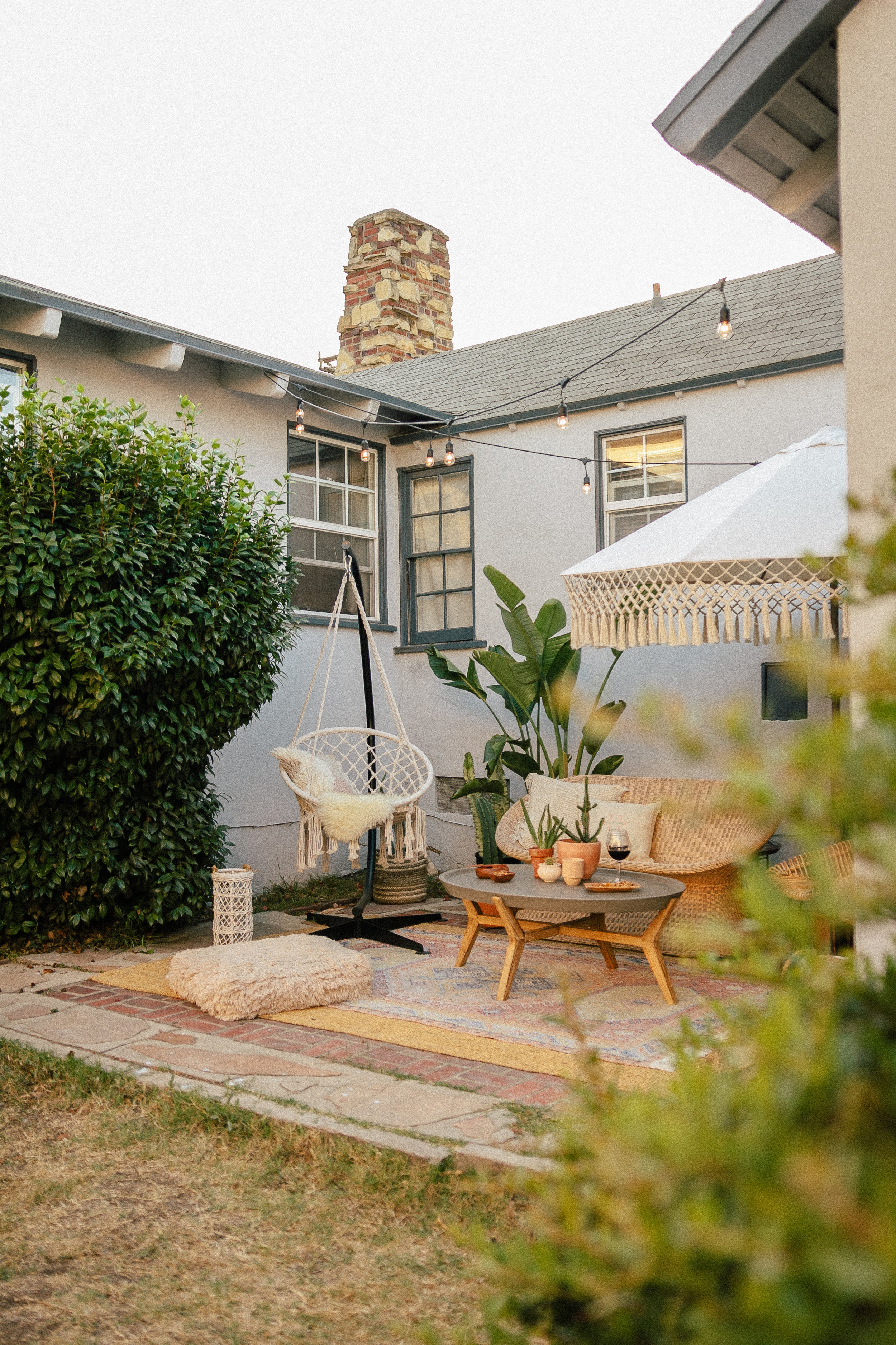 Before After Patio Reveal Black Blooms