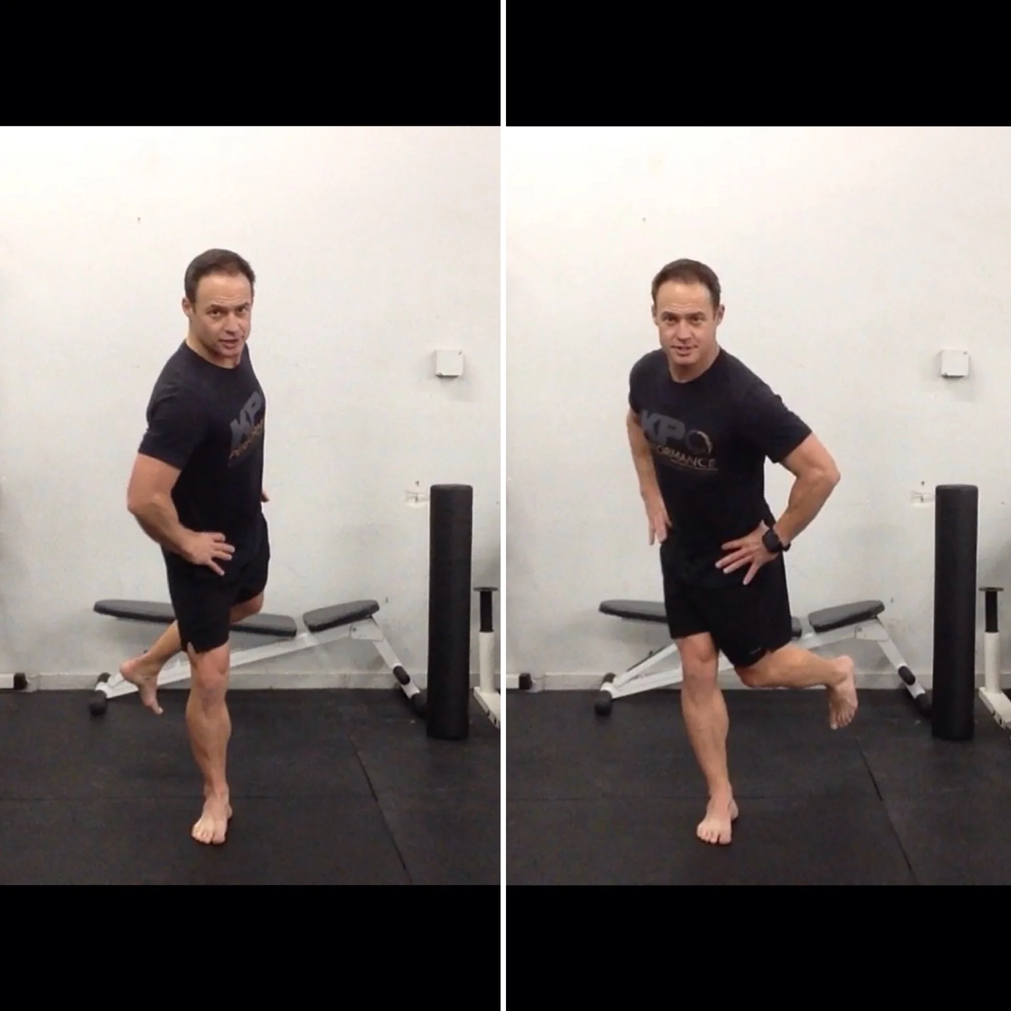 Standing Single Leg Rotation