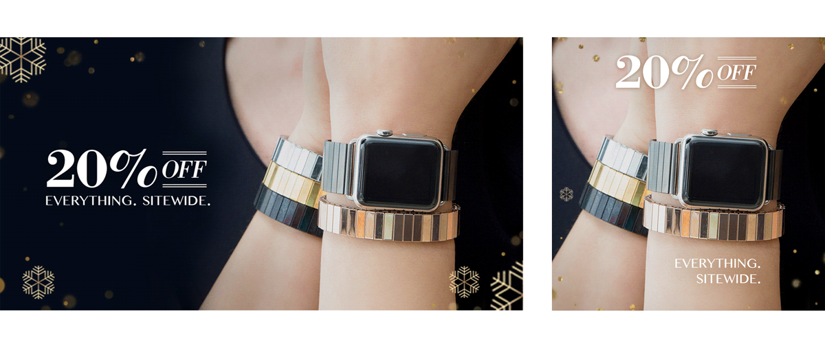 Winter Holiday Facebook Ads and Animated Instagram Ad