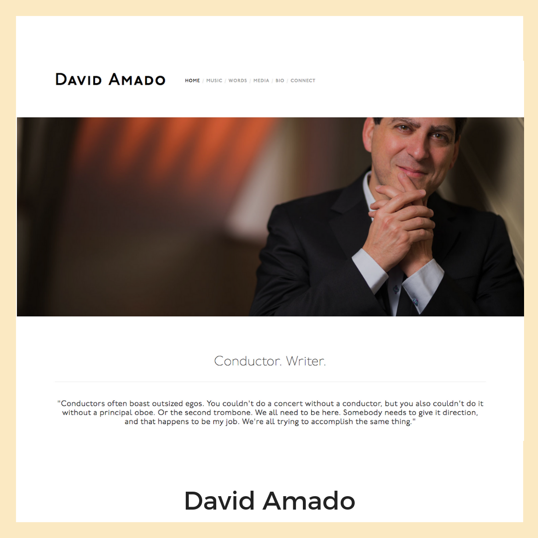 David Amado. Delaware. Website