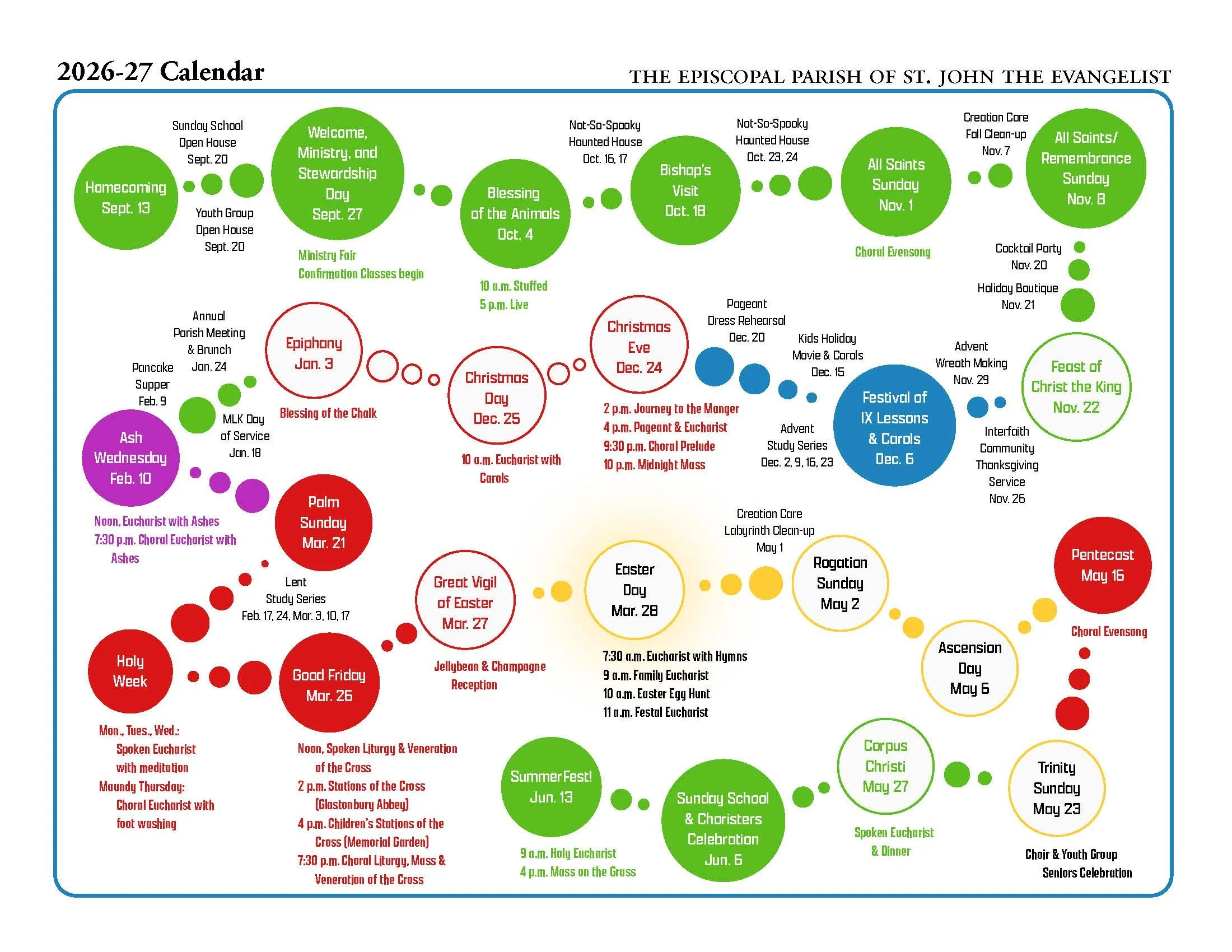 2026-2027 Program Year Calendar