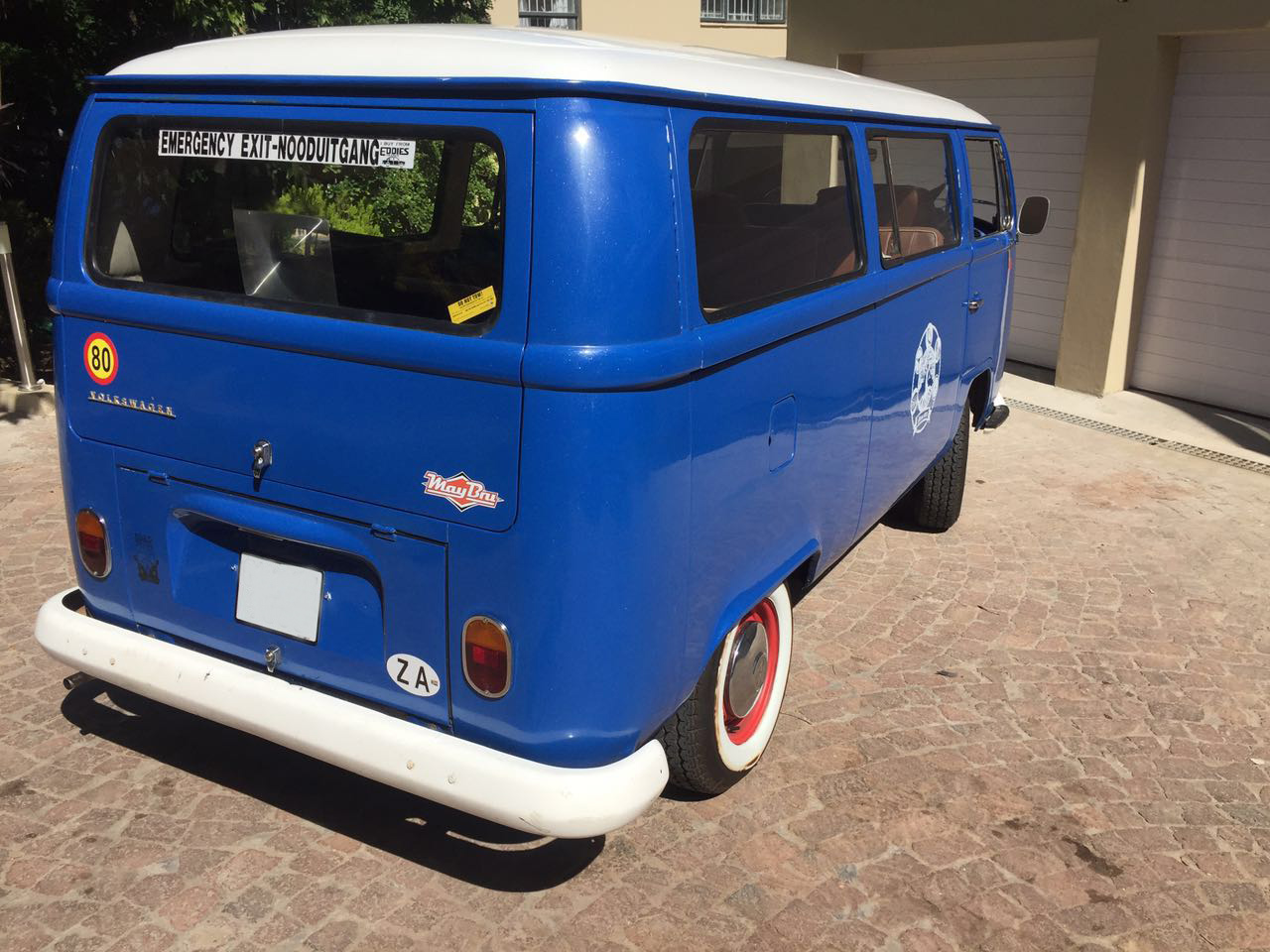 royal blue van