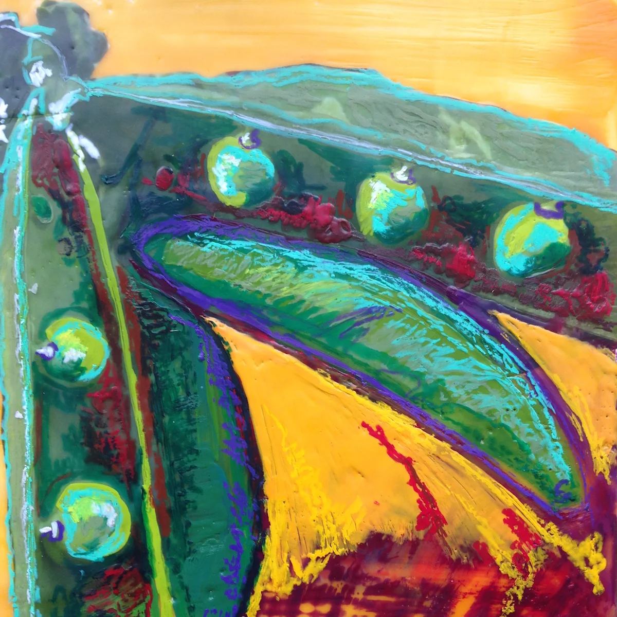 Peas Marin County 11x11