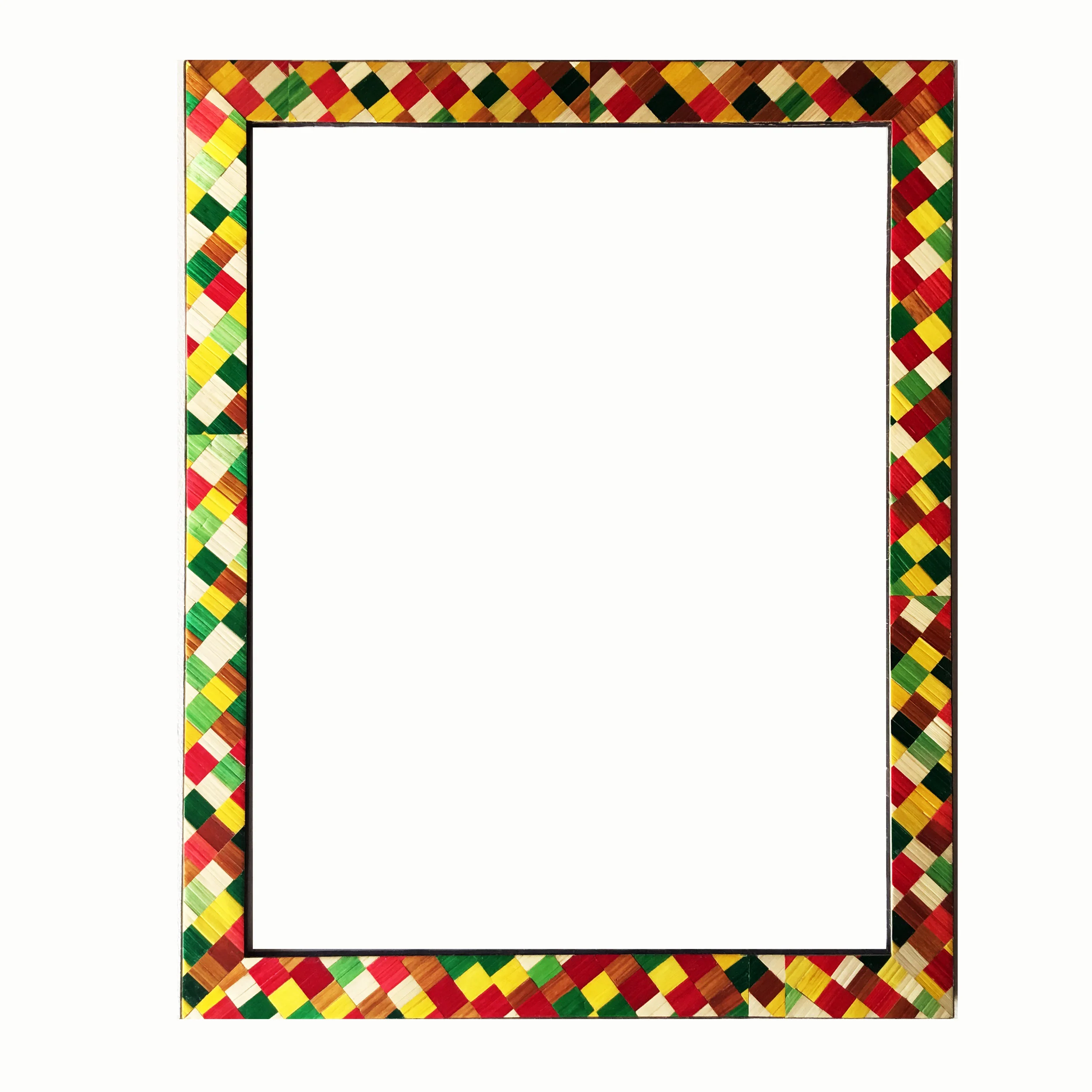 Straw Frame "Arlequin"