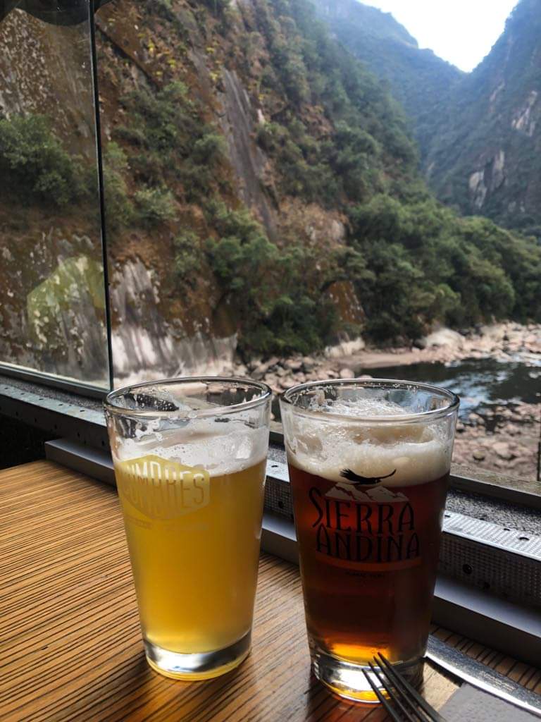 Thank you Adam C.! You gave us our first craft beers in Peru after a day long hike of Machu Picchu!