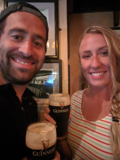 Thanks Kelsey and Jordan! This self admittedly isn't our greatest photo BUT you would appreciate that we used your donation to purchase beers after a long day's hike. 