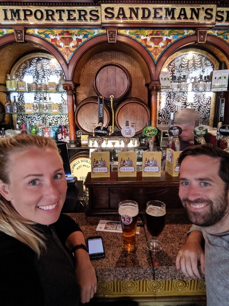 Thank you Alan and Charlene! We enjoyed your beers at the Crown Liquor Saloon in Belfast which dates back to the 1800s. The architecture was incredible.