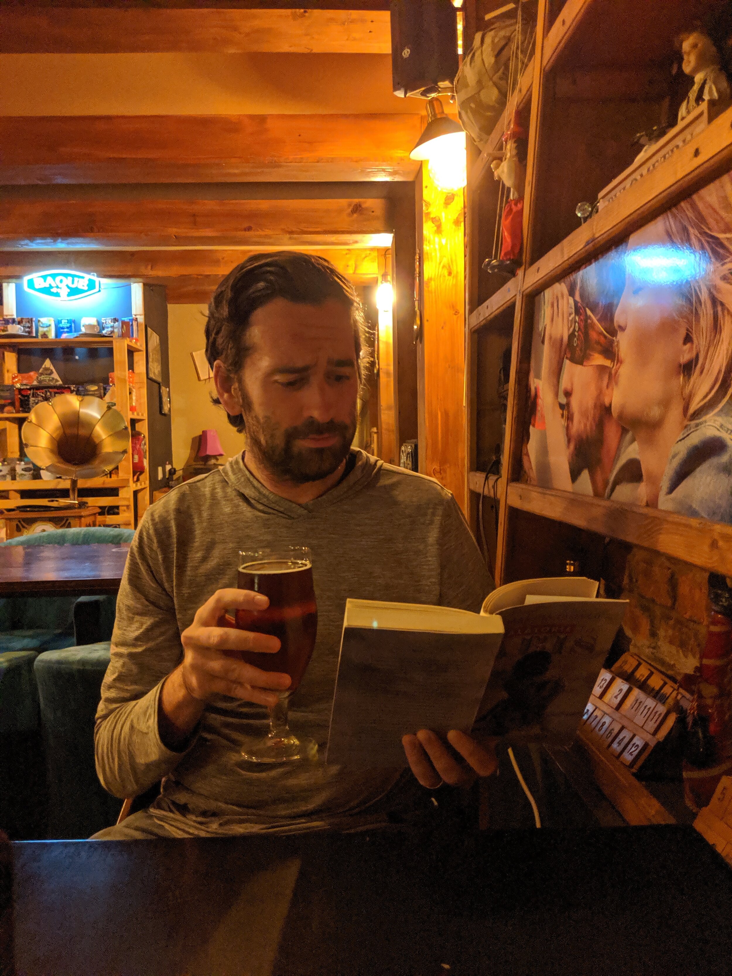 Thanks Jake A.! We enjoyed your drink at a library bar. I wanted to look cool and act like I was reading a book while consuming my beer.