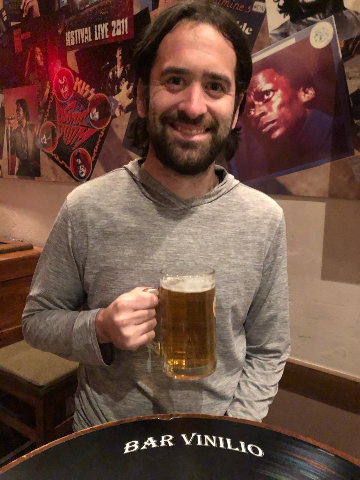Thanks Luke C.! You helped purchase us our last rounds of 2019 in Ioannina, Greece! All we understood was Amstel so that's what we rung in the New Year with. 
