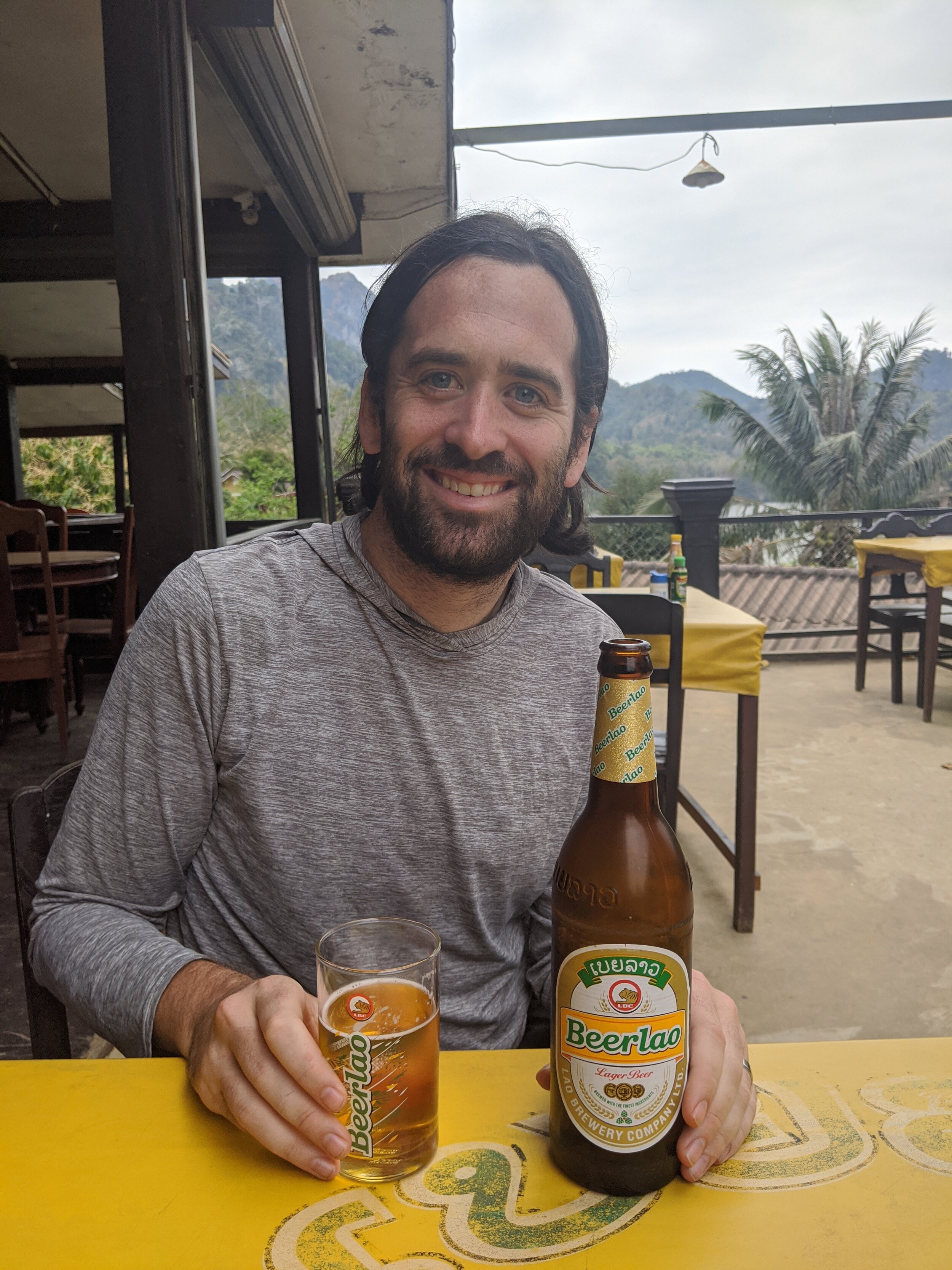 Thanks Tom! Caitlin was sick in Nong Khiaw for a couple of days so self admittedly your beers were drank by me after a couple of long hikes. We did get Caitlin a Sprite though. 