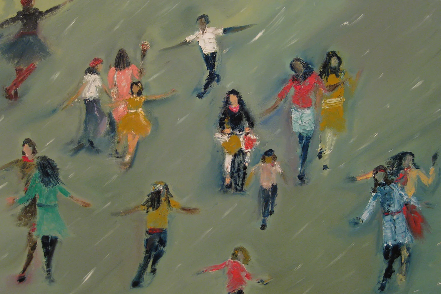 Dancing in the rain