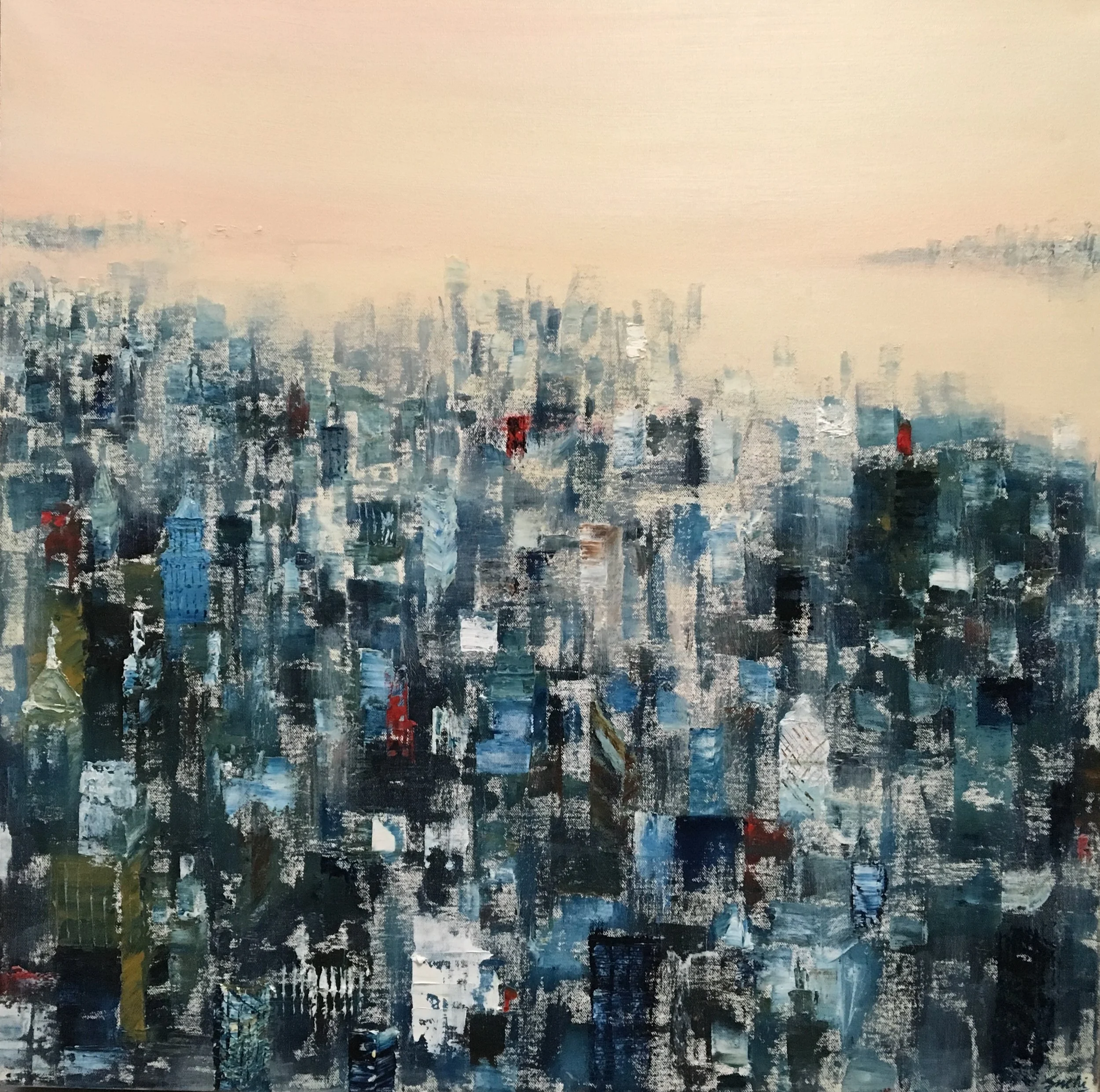 Manhattan, Oil, 30” * 30"