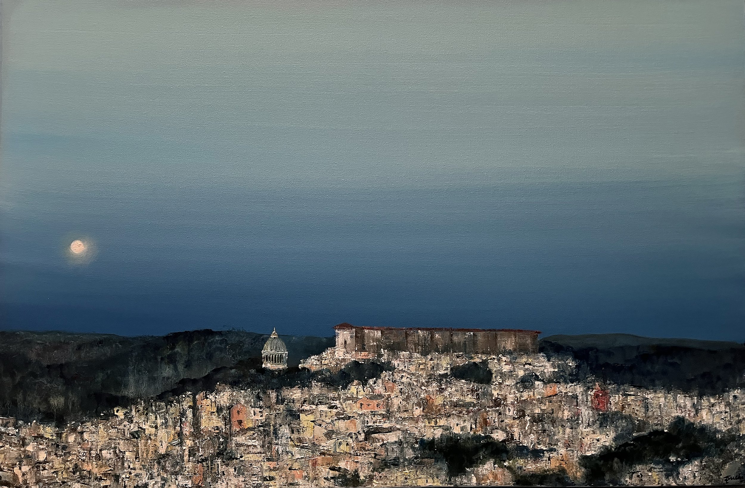 Moonlight, Oil on canvas, 36" x 24"