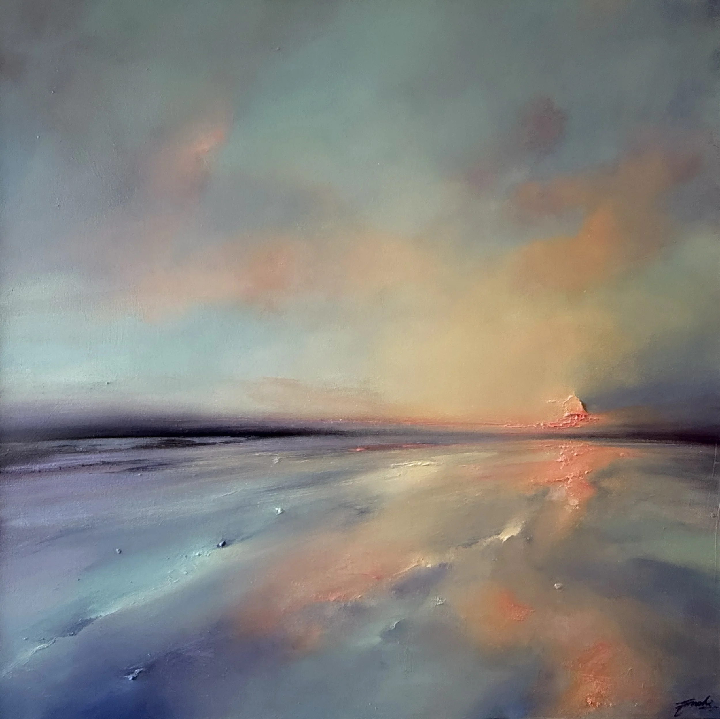 Emerging, Oil, 30" x 30"